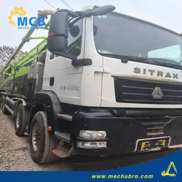 No. 250410P706, 2021 Zoomlion 56m Concrete Pump Truck