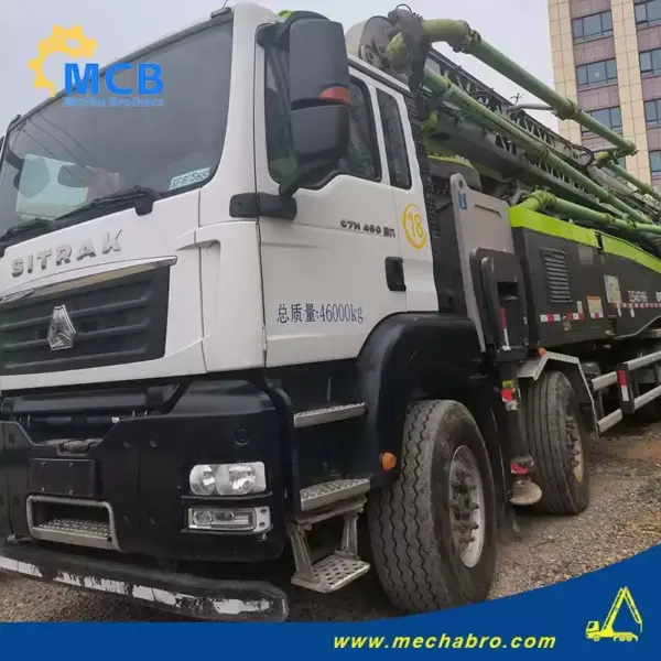 No. 250410P707, 2022 Zoomlion 62m Concrete Pump Truck