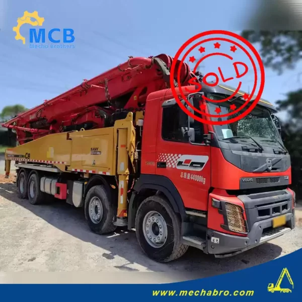 No. 240524P488, 2020 SY 62m concrete pump truck