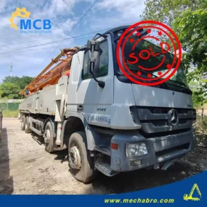 No. 241014P592, 2018 Sany 56m concrete pump truck