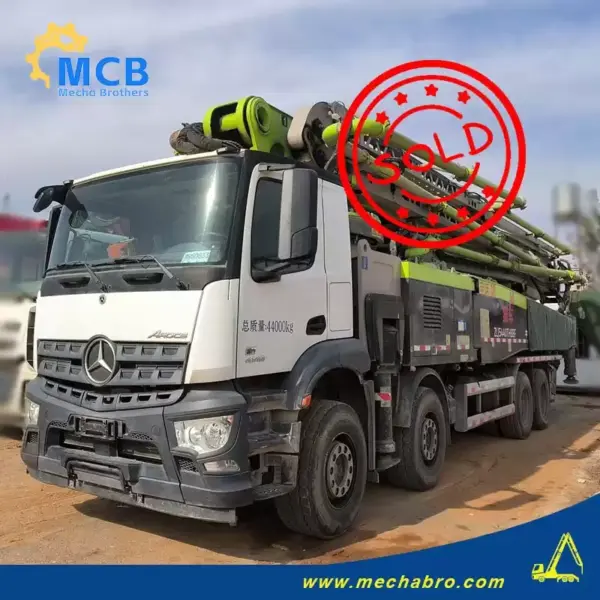 No. 241220P638, 2022 Zoomlion 62m Concrete Pump Truck