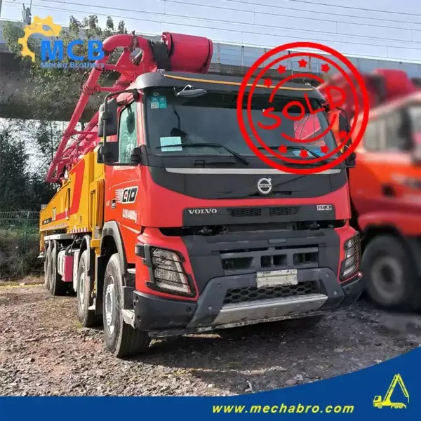 No. 241220P637, 2021 Sany 62m Concrete Pump Truck