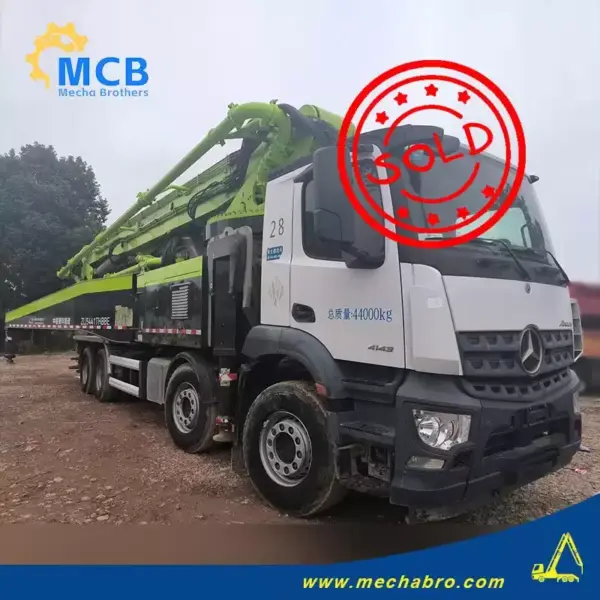 No. 241218P635, 2020 Zoomlion 63m Concrete Pump Truck