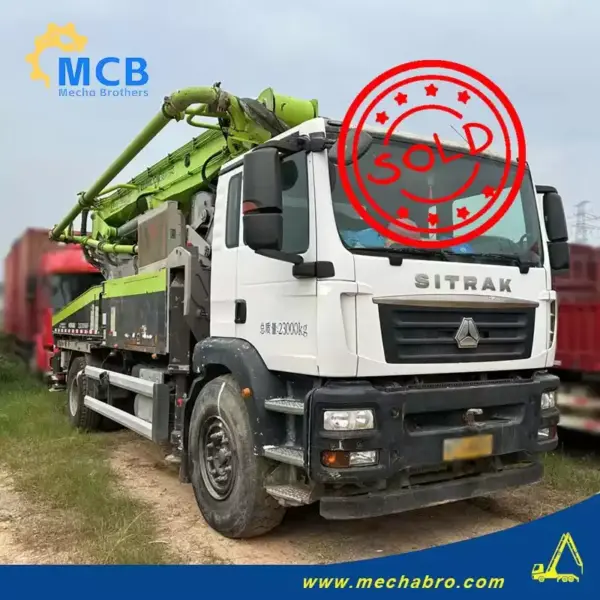 № 241107P608, 2020 Автобетононасос Zoomlion 38м