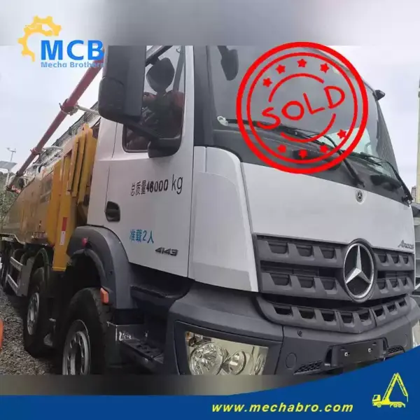 No. 250103P647, 2022 Sany 31m Concrete Pump Truck