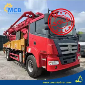 No. 241009P590, 2021 Sany 37m concrete pump truck