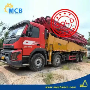 No. 250121P660, 2018 Sany 37m Concrete Pump Truck