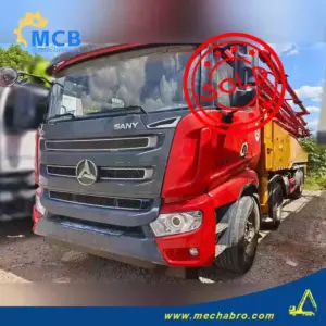 No. 250103P647, 2022 Sany 31m Concrete Pump Truck