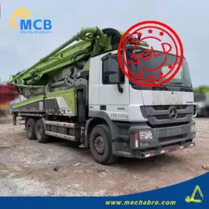 No. 241012P591, 2022 Zoomlion 43m concrete pump truck