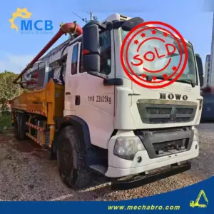 No. 250121P660, 2018 Sany 37m Concrete Pump Truck