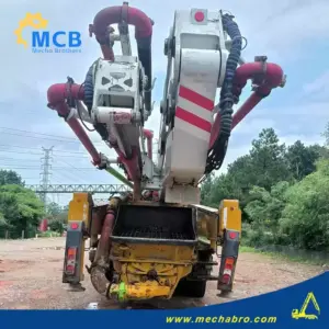 No. 250327P698-8, 2021 XCMG 58m Concrete Pump Truck