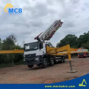 No. 250327P698-8, 2021 XCMG 58m Concrete Pump Truck