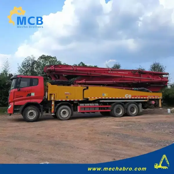 № 250609P727, автобетононасос Sany длиной 56 м, 2020 г. выпуска