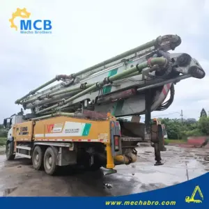 № 250620P735, автобетононасос XCMG 2020 года выпуска с рабочей высотой 52 м