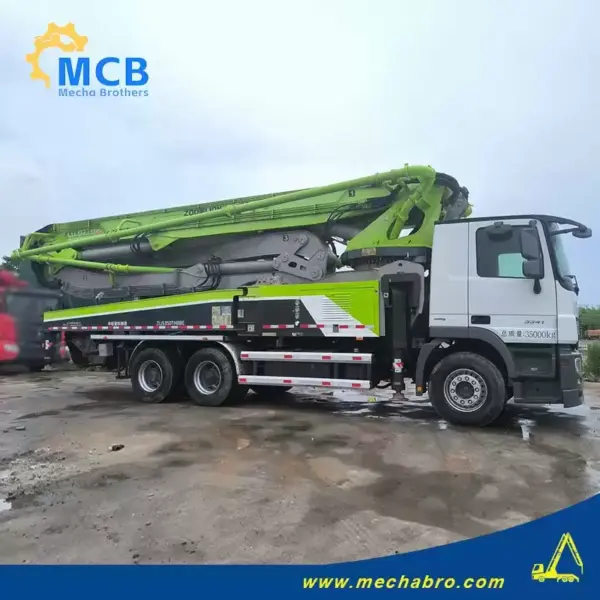 No. 250620P736, 2019 Zoomlion 49m Concrete Pump Truck