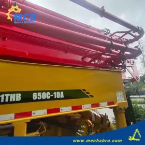 No. 250630P740, 2017 Sany 65m Concrete Pump Truck