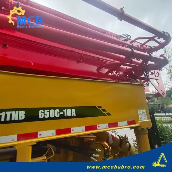 No. 250630P740, 2017 Sany 65m Concrete Pump Truck