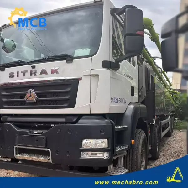 No. 250702P744, 2022 Zoomlion 67m Concrete Pump Truck