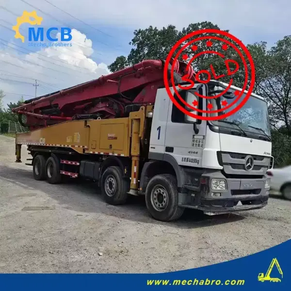No. 240729P538, 2013 Zoomlion 60m concrete pump truck