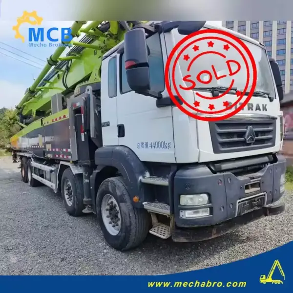 No. 240717P532, 2021 Zoomlion 62m concrete pump truck