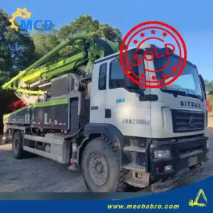No. 240722P533, 2022 Zoomlion 38m concrete pump truck