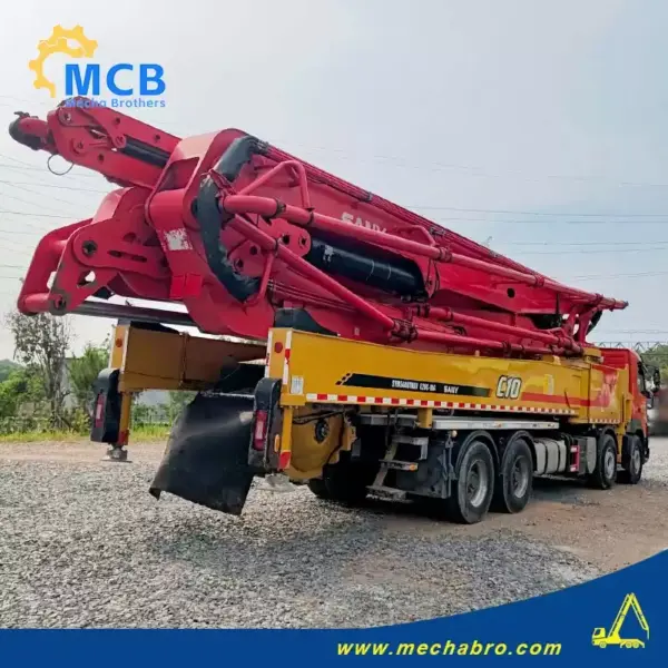 No. 250902P772-12 2021 Sany 62m Concrete Pump Truck