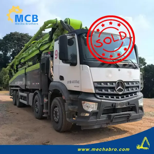 No. 250709P748-3, 2020 Zoomlion 63m Concrete Pump Truck
