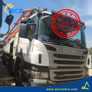 No. 250103P647, 2022 Sany 31m Concrete Pump Truck