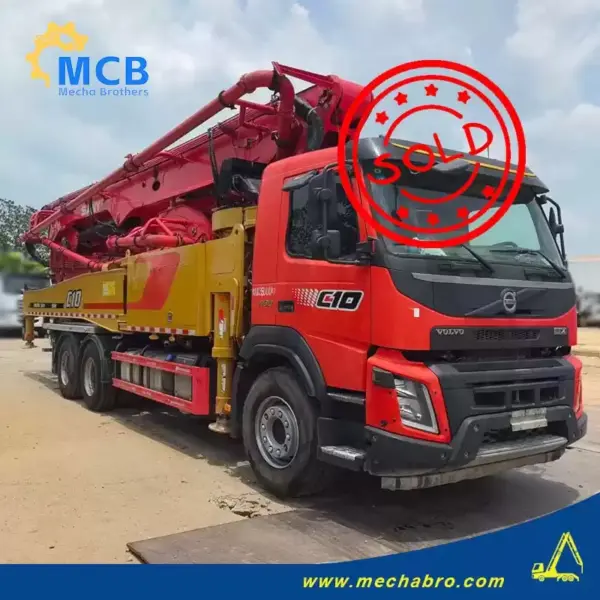 No. 240819P552, 2020 Zoomlion 59m concrete pump truck