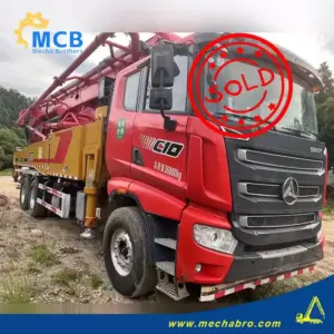No. 240823P557, 2021 Sany 62m concrete pump truck