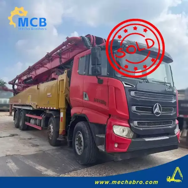 No. 250307P676, 2021 Zoomlion 52m Concrete Pump Truck