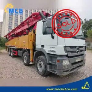 No. 240822P556, 2019 Sany 56m concrete pump truck