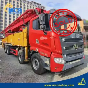 No. 240829P562, 2021 Zoomlion 50m concrete pump truck