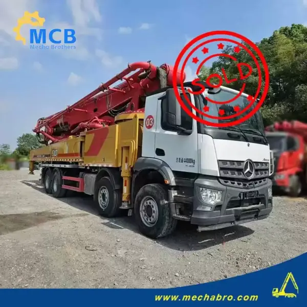 No. 240910P570, 2020 Sany 62m concrete pump truck