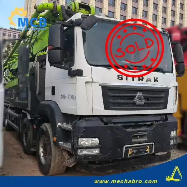 No. 250107P648, 2020 Zoomlion 59m Concrete Pump Truck