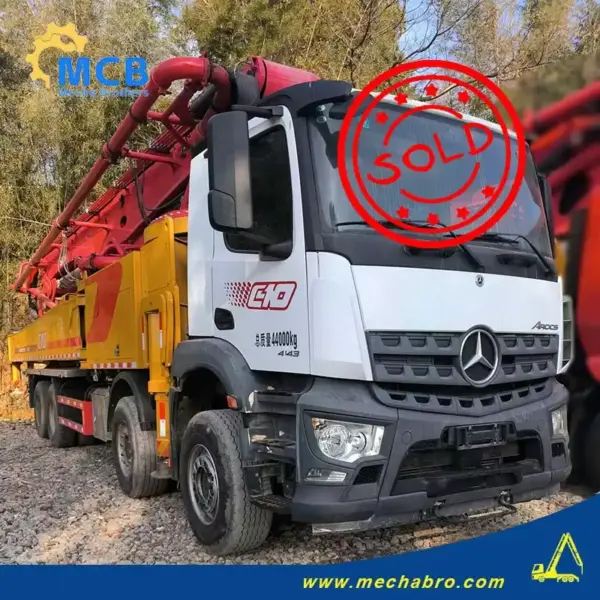 No. 251215P785, 2020 Sany 62m concrete pump truck