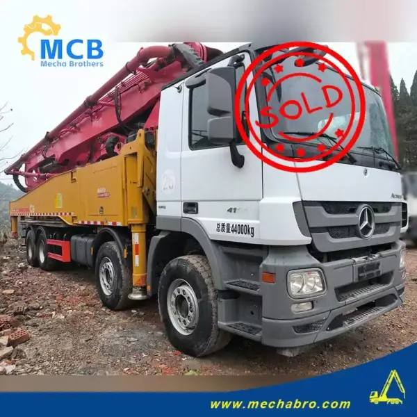 No. 250307P676, 2021 Zoomlion 52m Concrete Pump Truck