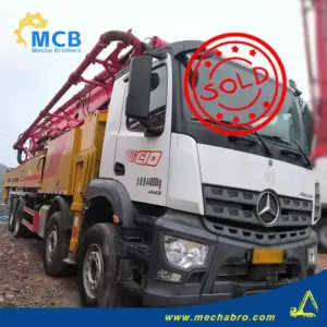 No.260305P802, 2019 Sany 56m concrete pump truck