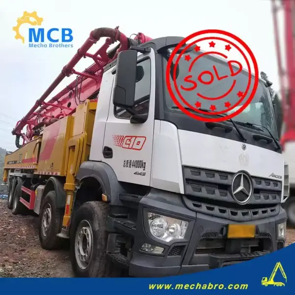 No.260305P802, 2019 Sany 56m concrete pump truck