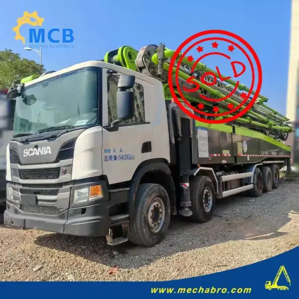 No. 250322P692, 2020 Zoomlion 67m Concrete Pump Truck