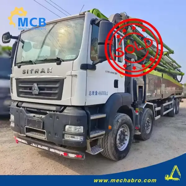 No. 250410P707, 2022 Zoomlion 62m Concrete Pump Truck