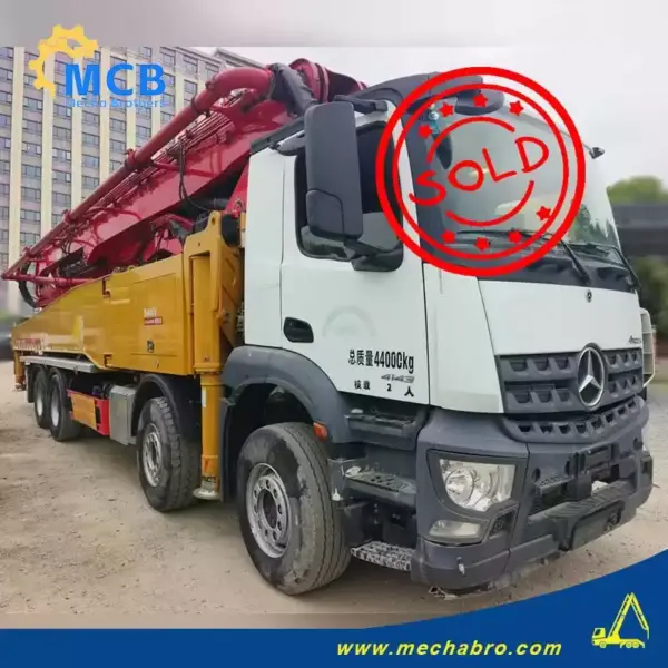 No.251216P786, 2019 Sany 49m concrete pump truck