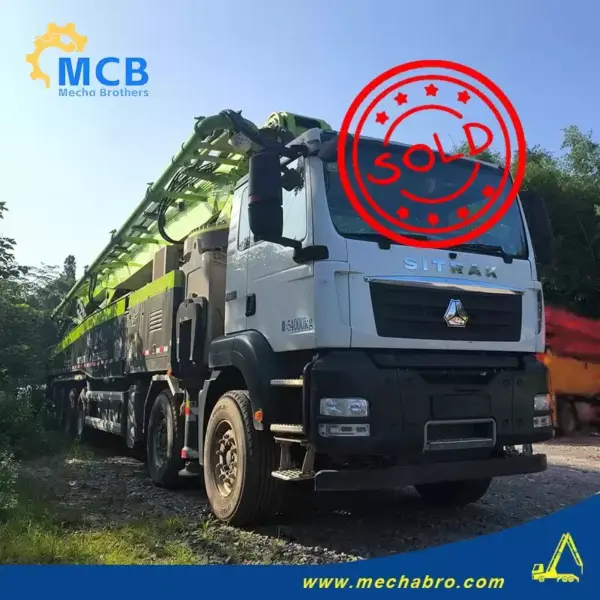 No. 250724P751, 2022 XCMG 52m Concrete Pump Truck