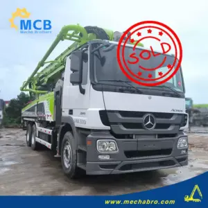No. 250620P736, 2019 Zoomlion 49m Concrete Pump Truck
