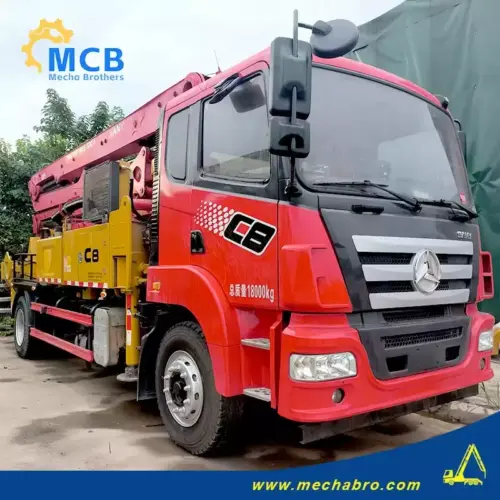 1757398108733222.jpg.webp No. 250909P774, 2017 Sany 31m concrete pump truck