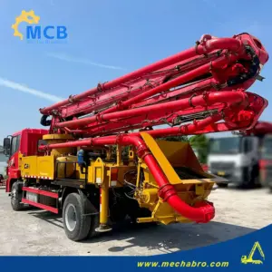 No. 250909P774, 2017 Sany 31m concrete pump truck