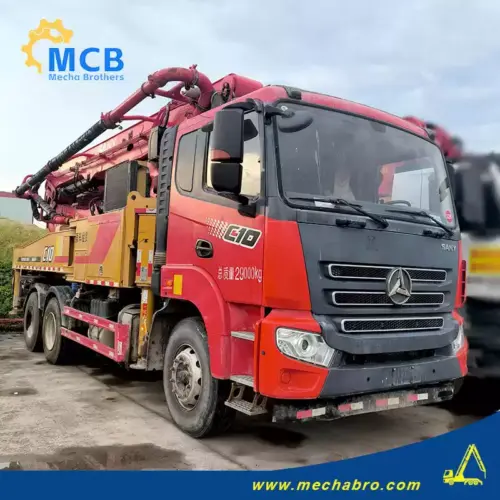1757398559737412.jpg.webp No. 250909P775, 2021 Sany 43m concrete pump truck