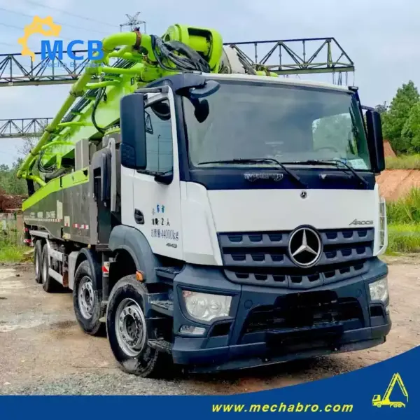No. 250915P770-10, 2021 Zoomlion 62m Concrete Pump Truck