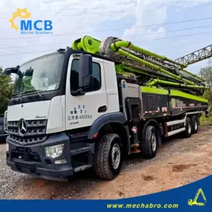 No. 250915P770-10, 2021 Zoomlion 62m Concrete Pump Truck
