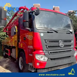 رقم 250918P778، شاحنة ضخ الخرسانة طراز Sany 39m، عام 2024